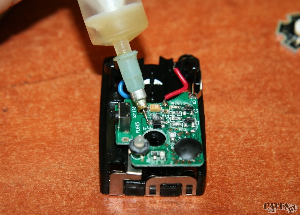 Налобный фонарь Яркий луч LH-1W доработка Фото 11