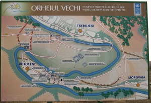 Map of Orheiul Vechi